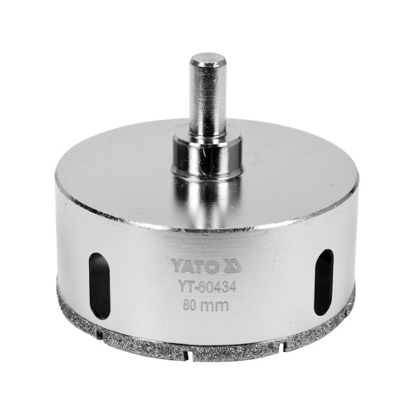 WIERTŁO DO GRESU 80MM DO WIERCENIA NA MOKRO I NA SUCHO YT-60434