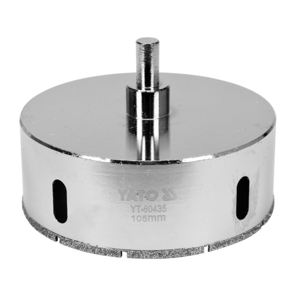 WIERTŁO DO GRESU 105MM DO WIERCENI NA MOKRO I NA SUCHO YT-60435