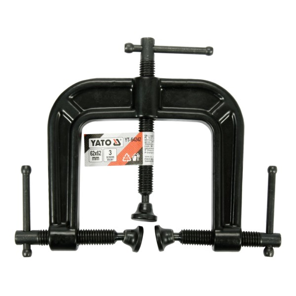 ŚCISK  ŚRUBOWY POTRÓJNY 62 X 62 MM/ 2,5