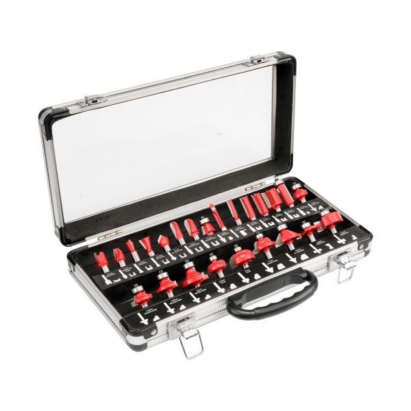 FREZY DO DREWNA, ZESTAW 24 SZT. YT-6801