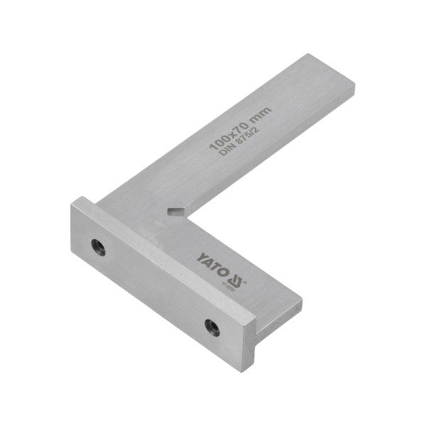KĄTOWNIK ŚLUSARSKI ZE STOPKĄ 100X70 MM KL II YT-70761