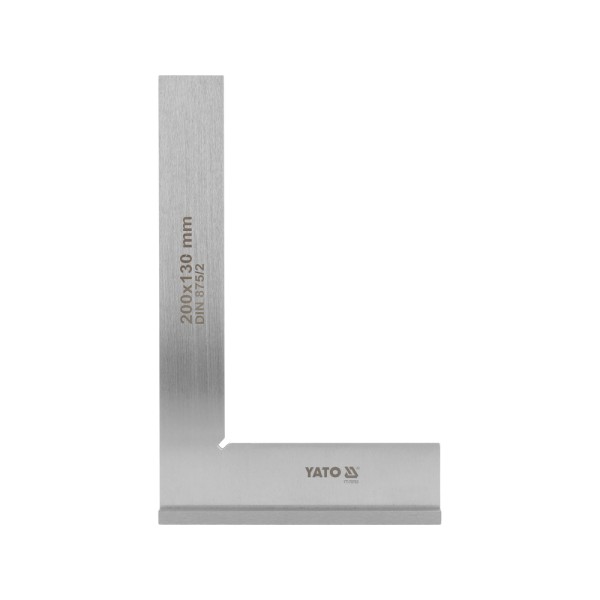 KĄTOWNIK ŚLUSARSKI ZE STOPKĄ 200X130 MM KL II YT-70763