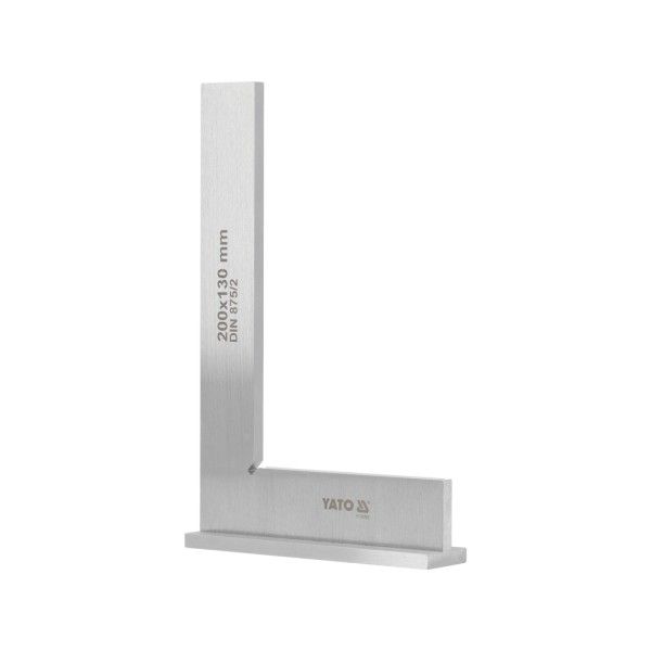 KĄTOWNIK ŚLUSARSKI ZE STOPKĄ 200X130 MM KL II YT-70763