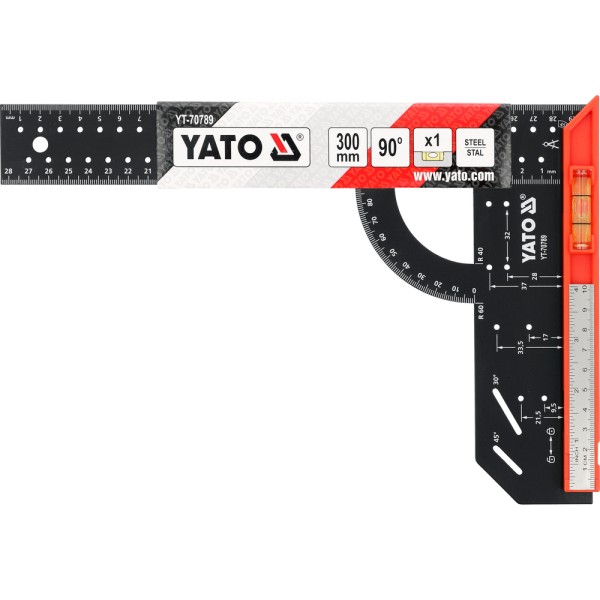 KĄTOWNIK STALOWY 300MM YT-70789