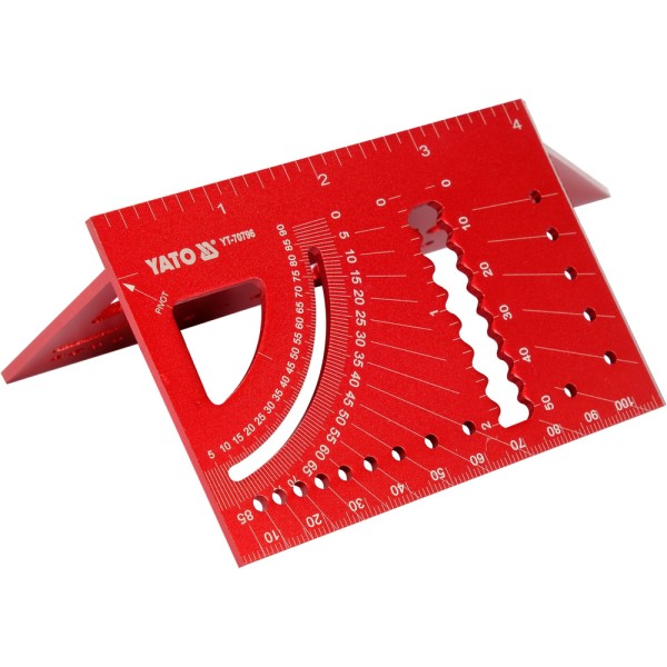 KĄTOWNIK PRZESTRZENNY 3D ALUMINIOWY YT-70796