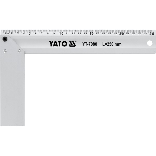 KĄTOWNIK ALUMINIOWY 250 MM. YT-7080