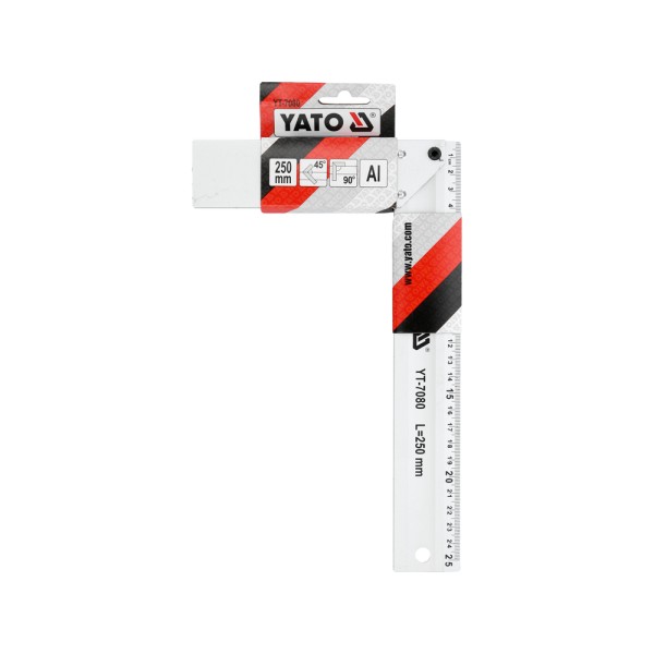 KĄTOWNIK ALUMINIOWY 250 MM. YT-7080