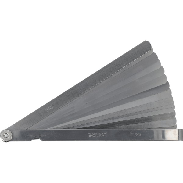 SZCZELINOMIERZ 200 MM, 14 LISTKÓW, 0,05-0,5 MM YT-7223