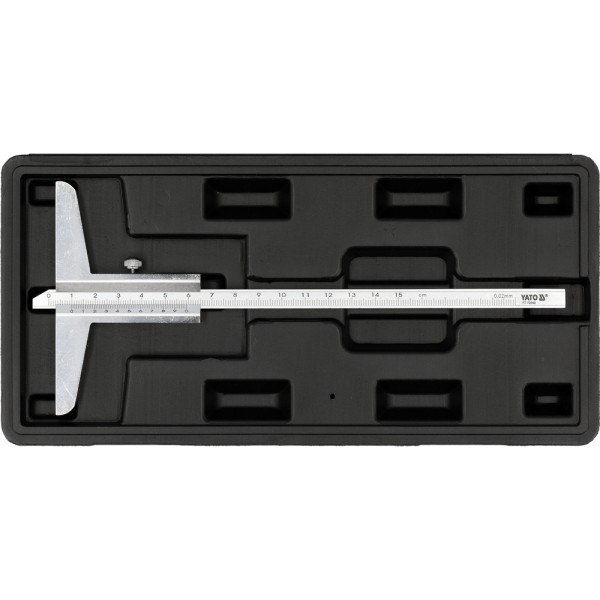 GŁĘBOKOŚCIOMIERZ SUWMIARKOWY 150 MM YT-72240