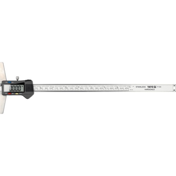 GŁĘBOKOŚCIOMIERZ ELEKTRONICZNY 250 MM YT-72252