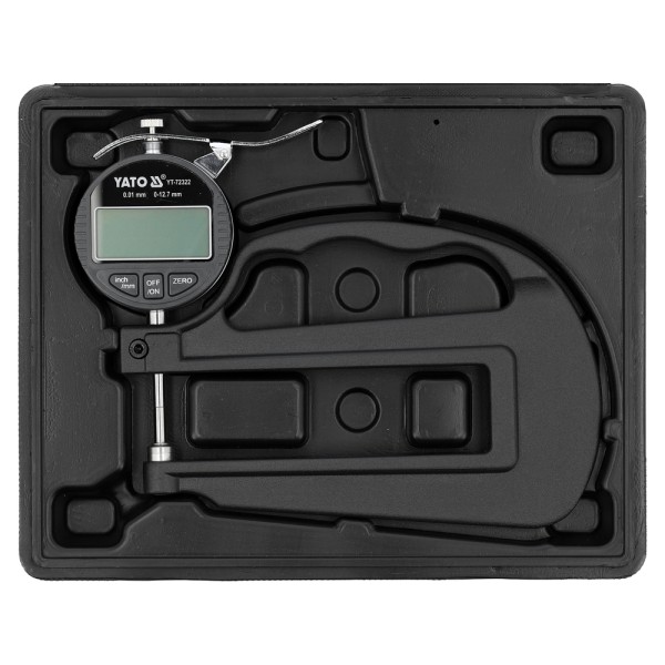 CYFROWY MIERNIK GRUBOŚCI 12,7 /0,001 MM DO BLACH YT-72322