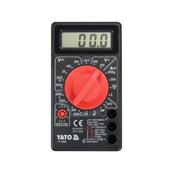 MULTIMETR/MIERNIK CYFROWY, BUZER YT-73080