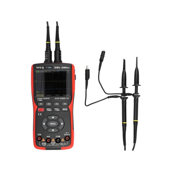 3 W 1 OSCYLOSKOP, MIERNIK CYFROWY, GENERATOR 280MSA/S 50MHZ YT-730944