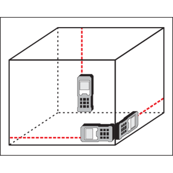 DALMIERZ LASEROWY DO POMIARÓW ODLEGŁOŚCI W ZAKRESIE 0,2-60M, FUNKCJE POMIARU CIĄGŁEGO, OBLICZANIA POWIERZCHNI I KUBATURY, 3 TYP YT-73127