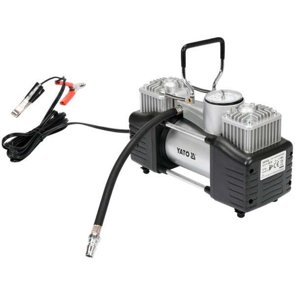 KOMPRESOR SAMOCHODOWY Z LAMPĄ LED, 250W YT-73462