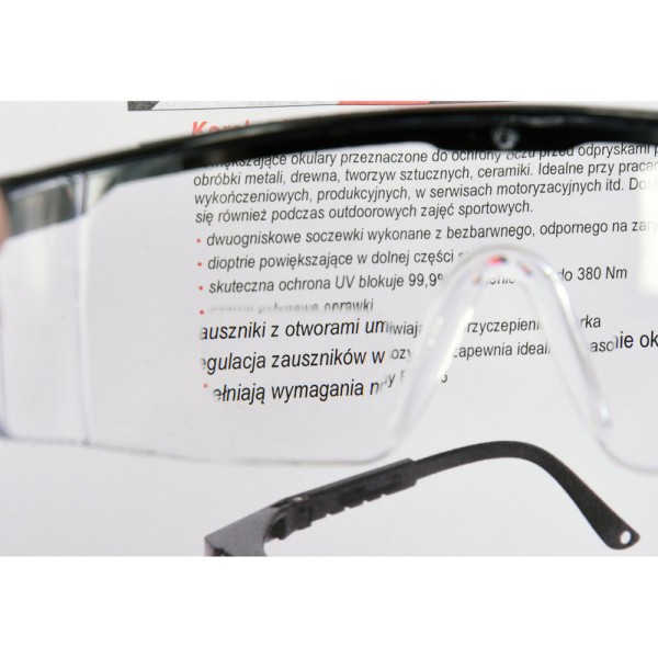 OKULARY OCHRONNE KOREKCYJNE +3 YT-73615