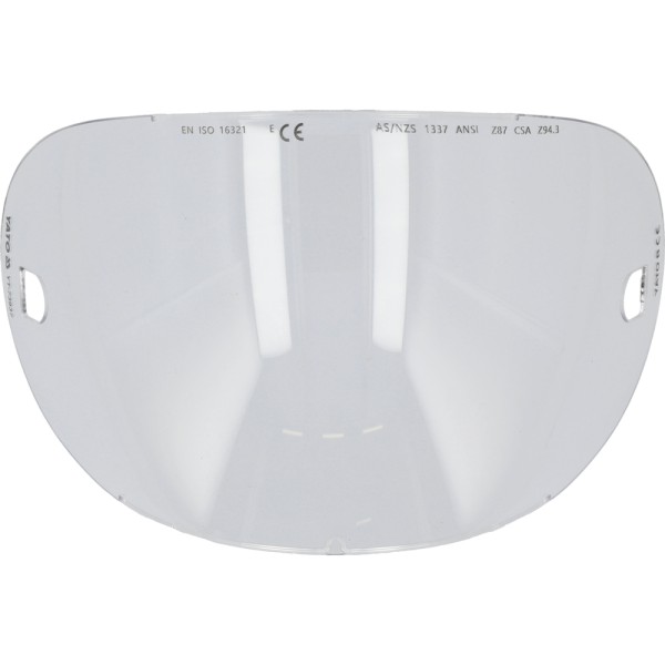 SZYBKA ZEWNĘTRZNA DO PRZYŁBICY YT-73936 270X140MM YT-73937