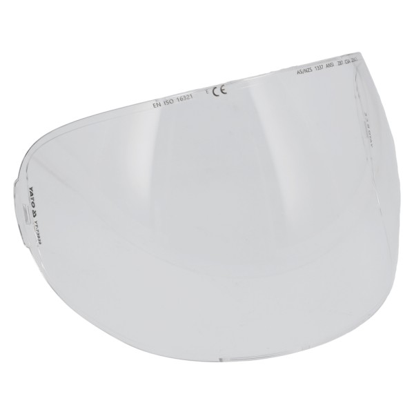 SZYBKA ZEWNĘTRZNA DO PRZYŁBICY YT-73938 390X155MM YT-73939