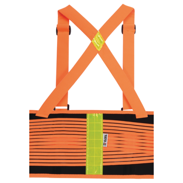 PAS BHP WZMACNIAJĄCY, Z SZELKAMI, O PODWYŻSZONEJ WIDOCZNOŚCI, KOLOR POMARAŃCZOWY YT-74241