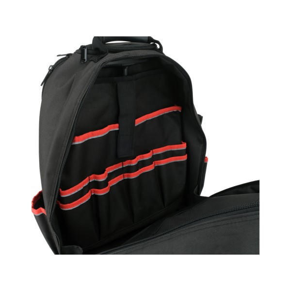 PLECAK NARZĘDZIOWY Z KOŁAMI 27 L I TWARDYM DNEM YT-74287