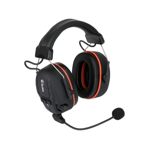 NAUSZNIKI ELEKTRONICZNE AKTYWNE Z BLUETOOTH 32DB YT-74627