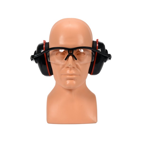 NAUSZNIKI PRZECIWHAŁASOWE ZINTEGROWANE Z OKULARAMI BEZBARWNE YT-74636