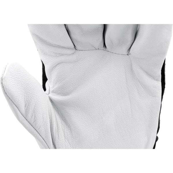 RĘKAWICE OCHRONNE BAWEŁNA/ SKÓRA ROZM. 10 YT-74640