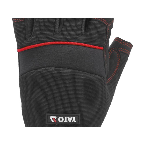 RĘKAWICE BEZ PALCÓW OCHR. PRZED ODCISK. ROZM. 9 YT-74659