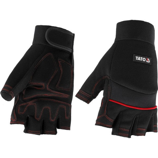 RĘKAWICE BEZ PALCÓW OCHR. PRZED ODCISK. ROZM. 10 YT-74660