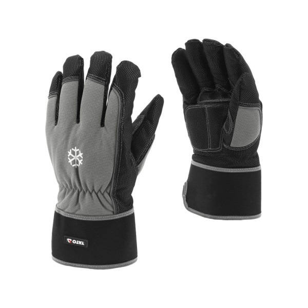 RĘKAWICE ROBOCZE OCIEPLANE WZMACNIANE ROZM. 11 YT-74688