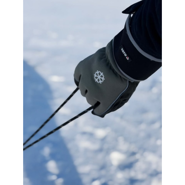 RĘKAWICE ROBOCZE OCIEPLANE WZMACNIANE ROZM. 11 YT-74688