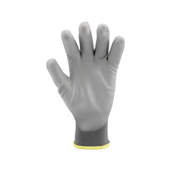 RĘKAWICE OCHRONNE POLIESTROWE POWLEKANE PU ROZMIAR 10 YT-7472
