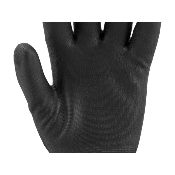 RĘKAWICE OCHRONNE NYLONOWE POWLEKANE PU ROZMIAR 8 YT-74728