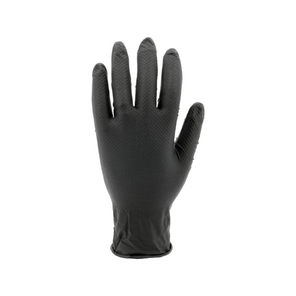 RĘKAWICE NITRYLOWE MOCNE TEKSTURA DIAMENTU 50 SZT ROZM. 2XL (11) YT-74744