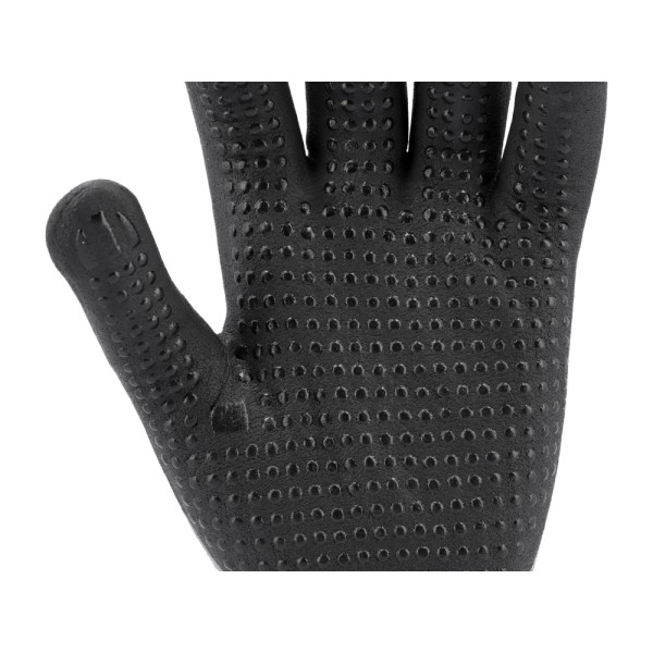 RĘKAWICE OCHRONNE NYLONOWE POWLEKANE SPIENIONYM NITRYLEM Z ANTYPOŚLIZGOWYM NAKROPIENIEM ROZMIAR 8 YT-74757