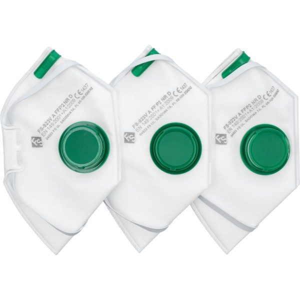 PÓŁMASKI FILTRUJĄCE FFP2/PZ 3 SZT. YT-7492