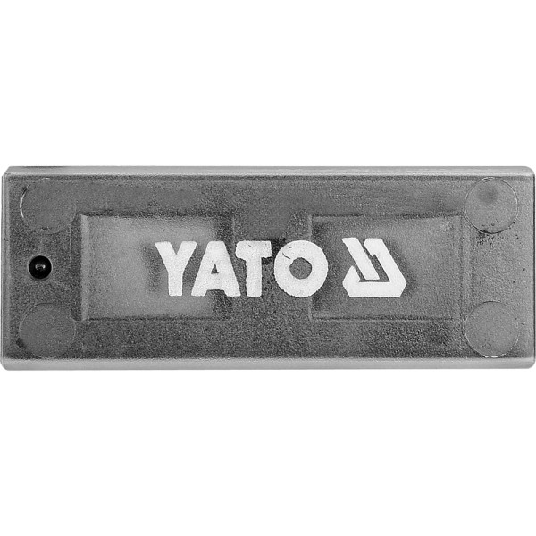 NOŻYK Z OSTRZEM TRAPEZOWYM + OSTRZA ZAPASOWE 61X33 MM YT-7532