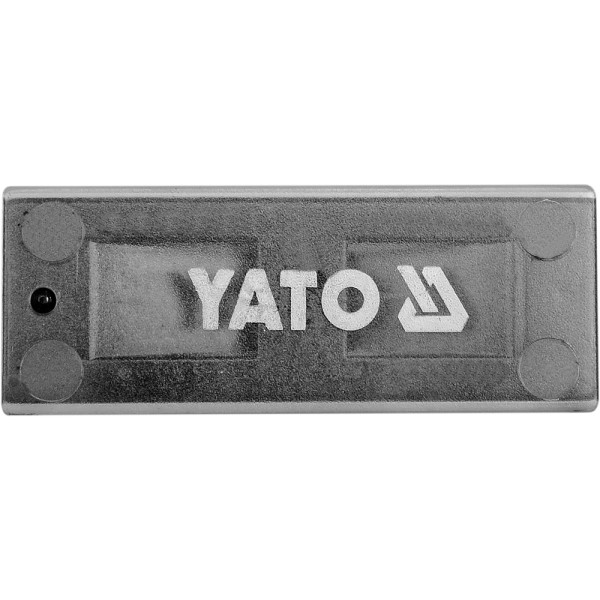 NOŻYK Z OSTRZEM TRAPEZOWYM + OSTRZA ZAPASOWE 61X33 MM YT-7534