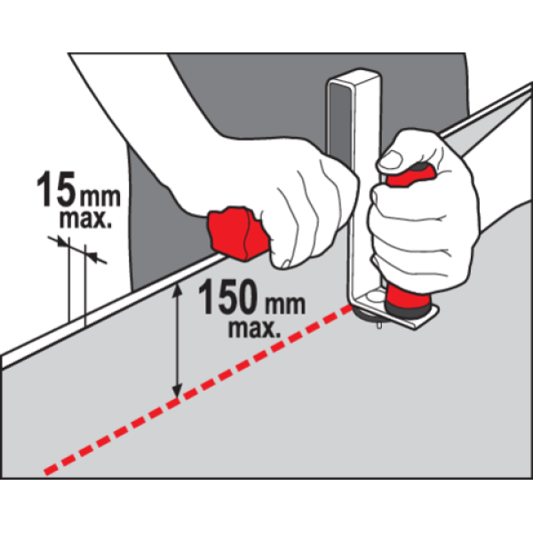 OBCINAK DWUSTRONNY DO PŁYT GIPSOWO KARTONOWYCH YT-76266