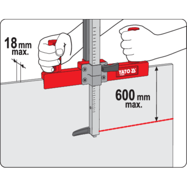 OBCINAK DWUSTRONNY DO PŁYT GIPSOWO KARTONOWYCH YT-76270
