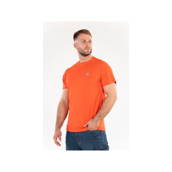 KOSZULKA T-SHIRT SERIA TALL POMARAŃCZOWA Z ELASTANEM ROZM. M YT-78433
