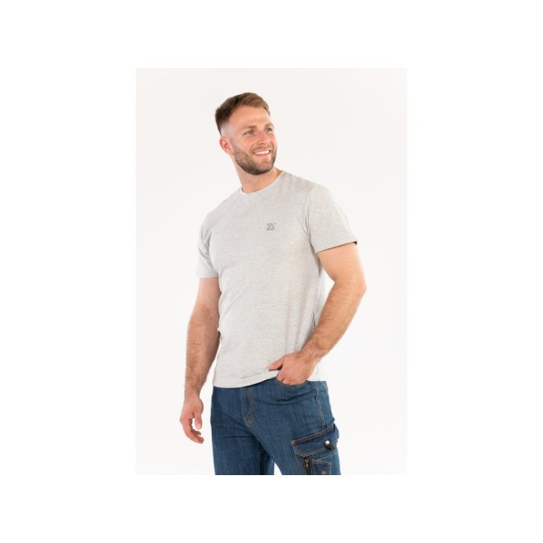 KOSZULKA T-SHIRT SERIA TALL SZARY MELANŻ Z ELASTANEM ROZM. S YT-78450