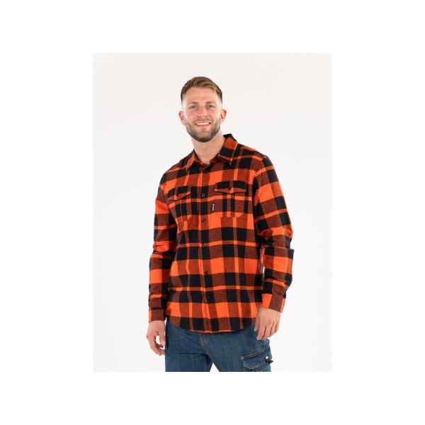 KOSZULA FLANELOWA CZERWONA ROZM. XL YT-78803