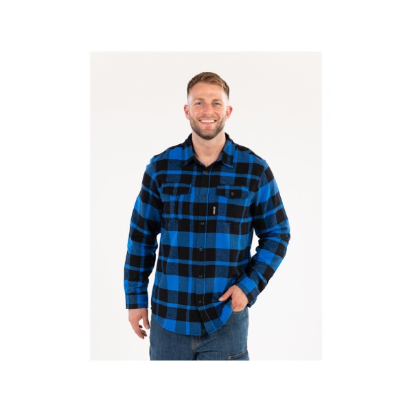 KOSZULA FLANELOWA NIEBIESKA ROZM. 2XL YT-78810