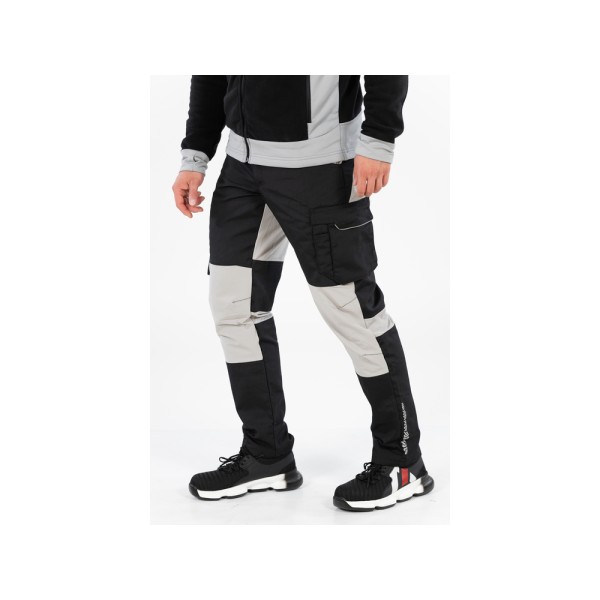 SPODNIE ROBOCZE 4-WAY STRETCH SERWAL BLACK ROZM. L YT-79092