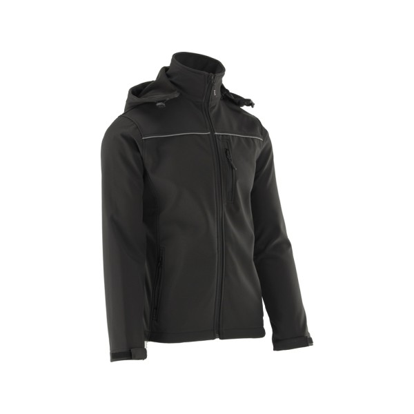 KURTKA SOFTSHELL Z KAPTUREM OBSIDIAN ROZM. S YT-79550