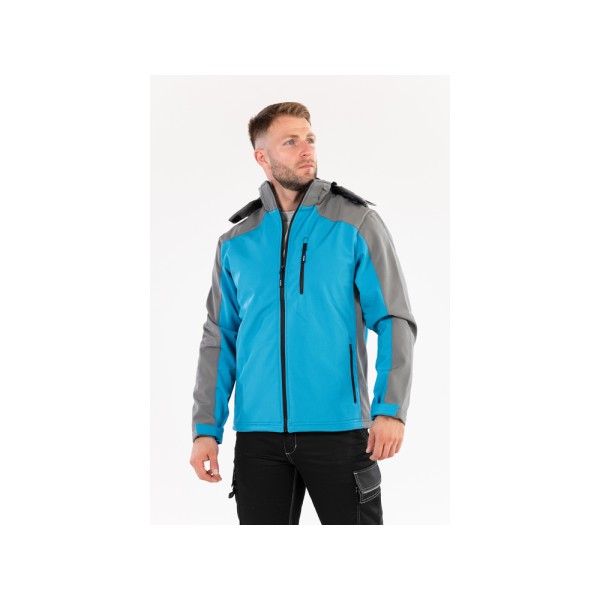 KURTKA SOFTSHELL Z KAPTUREM STRATUS ROZM. S YT-79560