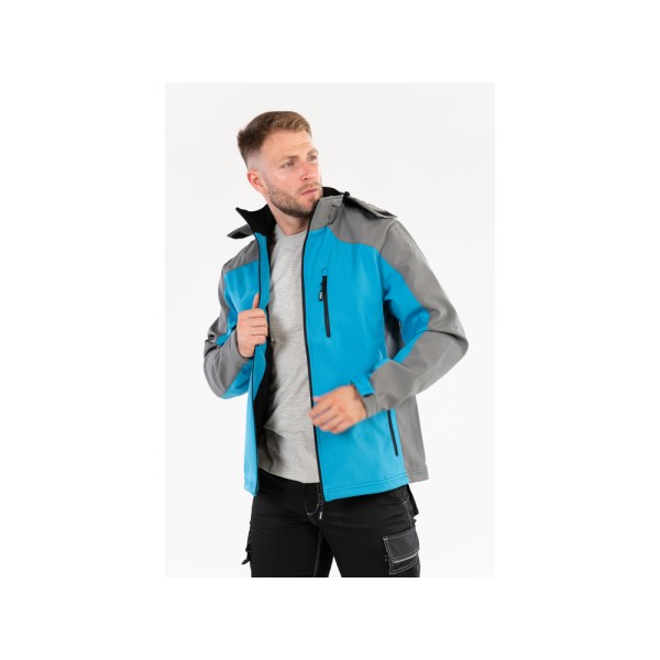 KURTKA SOFTSHELL Z KAPTUREM STRATUS ROZM. L YT-79562