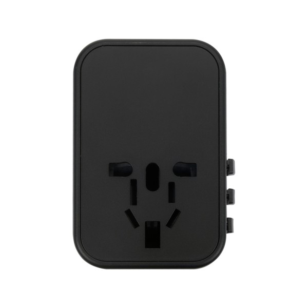 ADAPTER PODRÓŻNY DO PONAD 150 KRAJÓW USB-C PD 65W YT-81303
