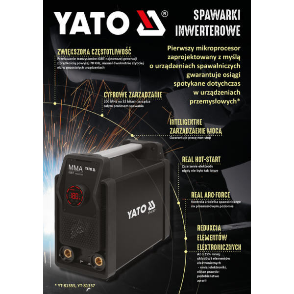 SPAWARKA INWERTEROWA MMA 140A YT-81355